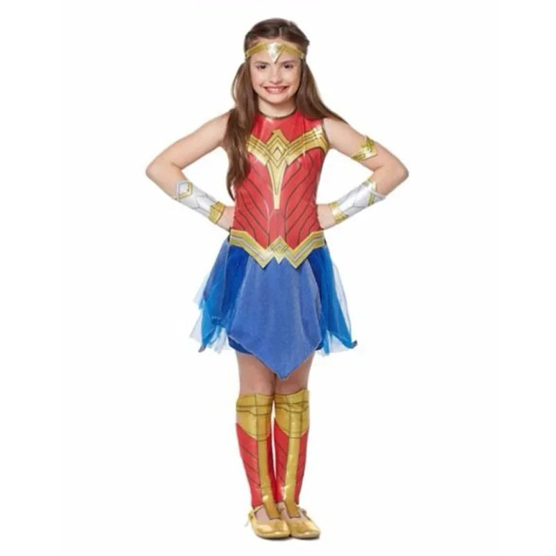 Wonder Woman Costume – Deluxe Superhero Girls’ Halloween Outfit