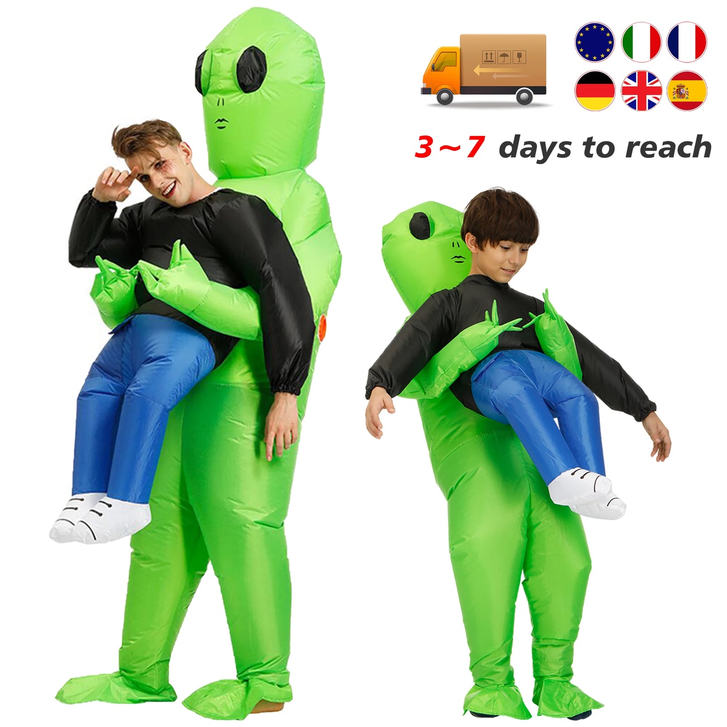 Inflatable Alien Costume – ET Kids’ Halloween Outfit