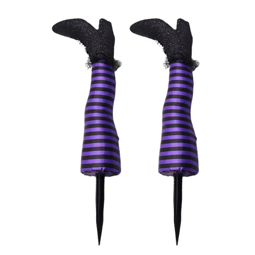 Evil Witch Leg Halloween Decoration – Spooky Prop
