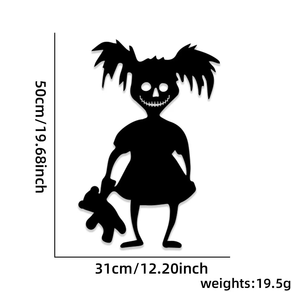 Halloween Window & Door Stickers – Ghosts, Pumpkins & Skeleton Hands