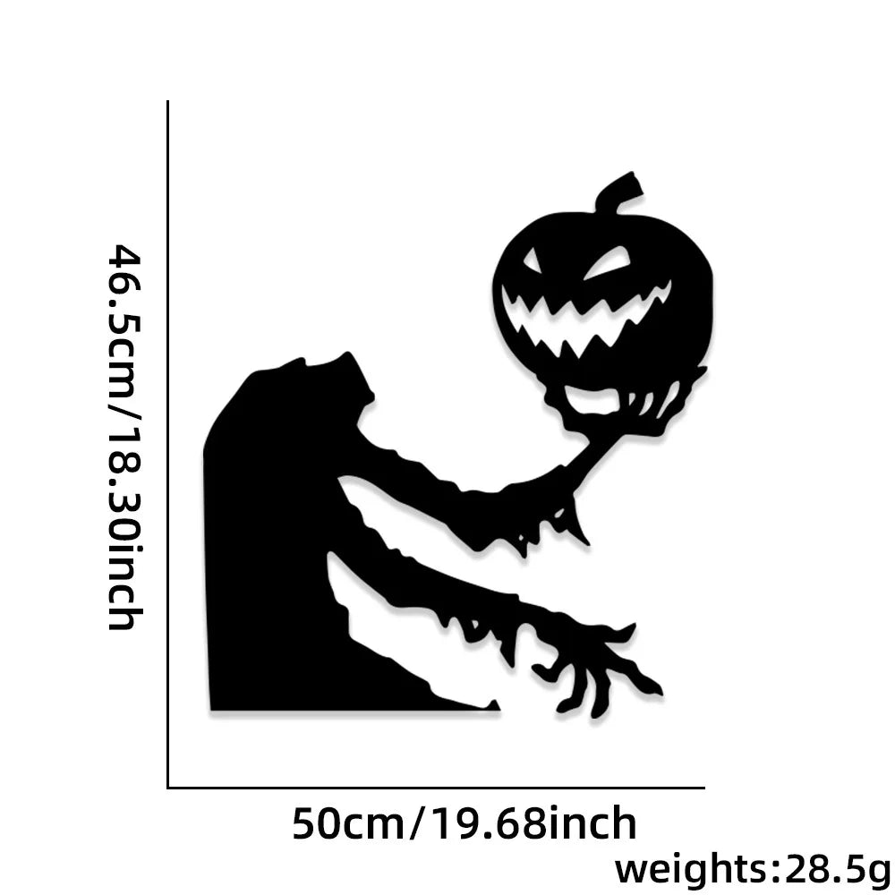 Halloween Window & Door Stickers – Ghosts, Pumpkins & Skeleton Hands