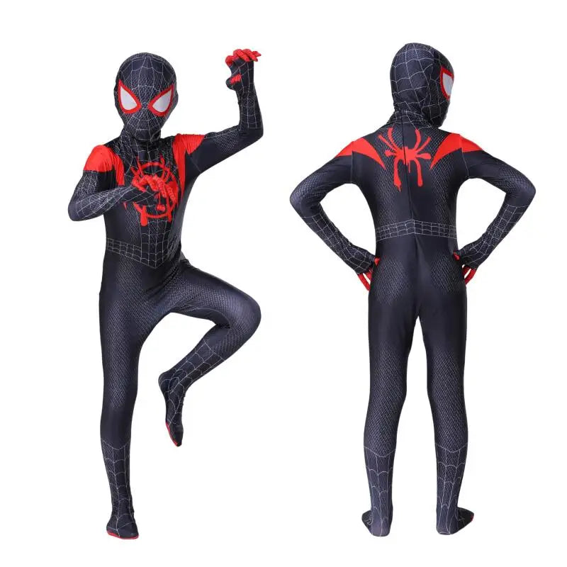 Spider-Man Costume for Kids β Miles Morales Halloween Bodysuit