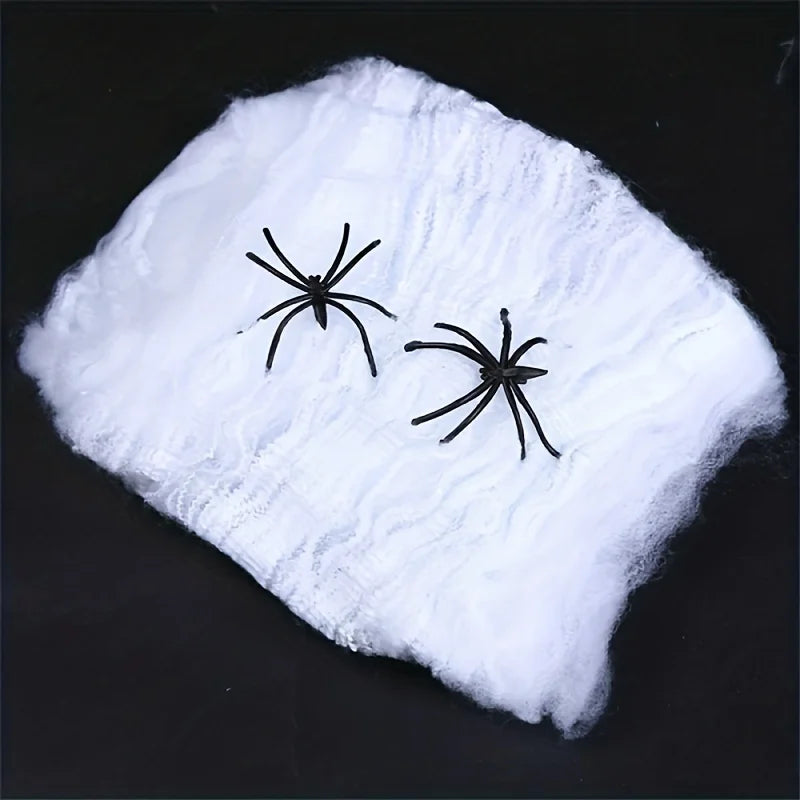 Halloween Spider Web Decoration – Spooky Party Prop