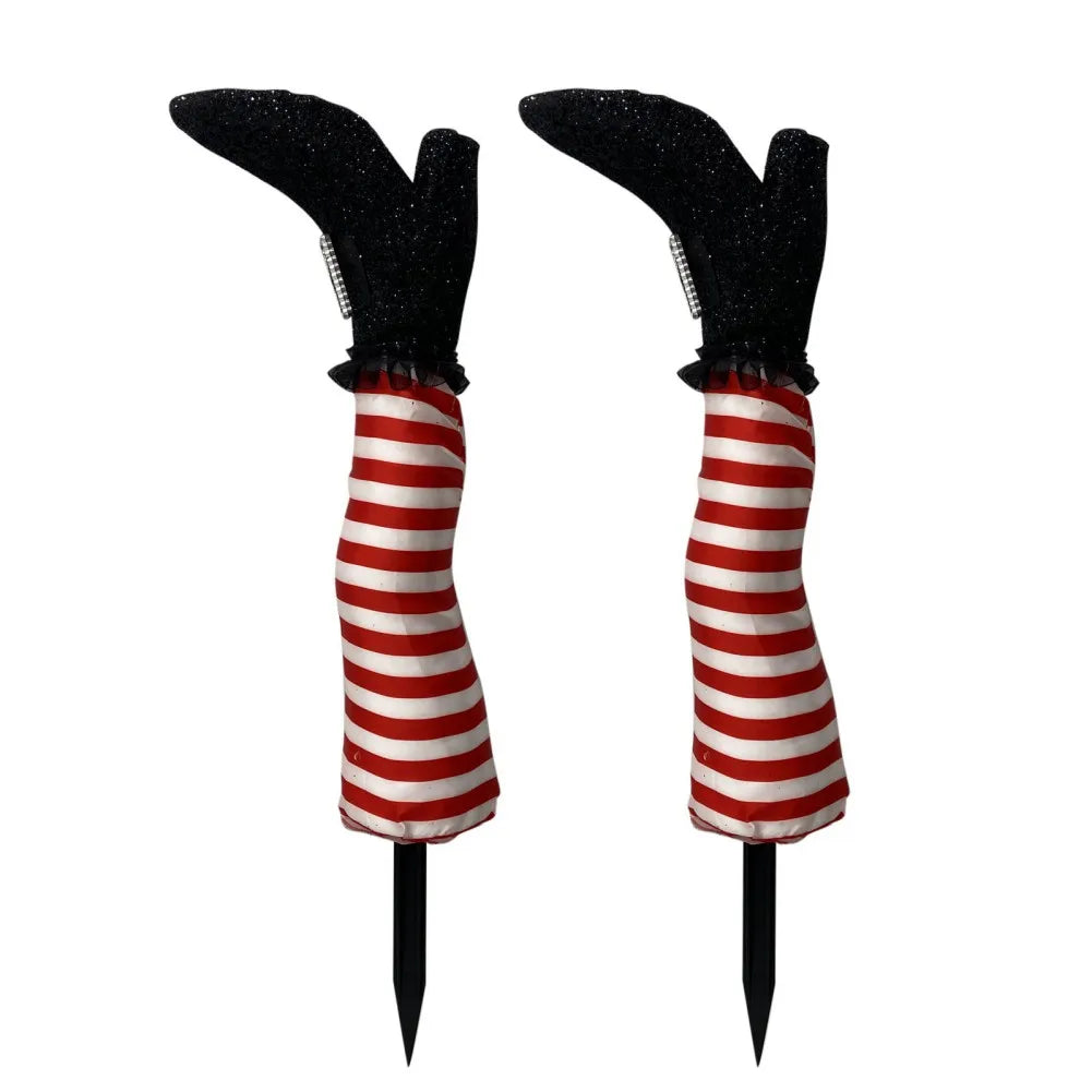 Evil Witch Leg Halloween Decoration – Spooky Prop