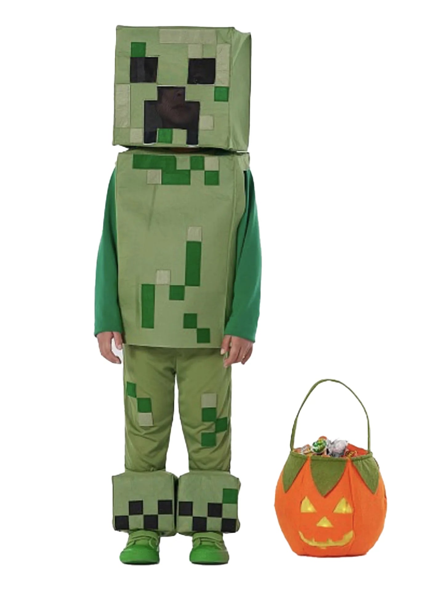 Blue Pixel Hero Armor Set – Kids’ Halloween Costume