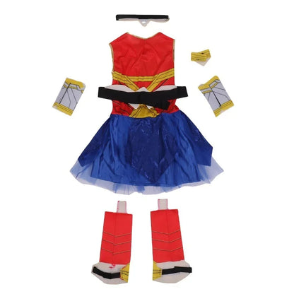 Wonder Woman Costume – Deluxe Superhero Girls’ Halloween Outfit
