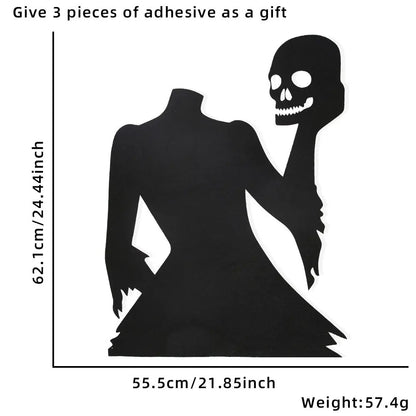 Halloween Window & Door Stickers – Ghosts, Pumpkins & Skeleton Hands