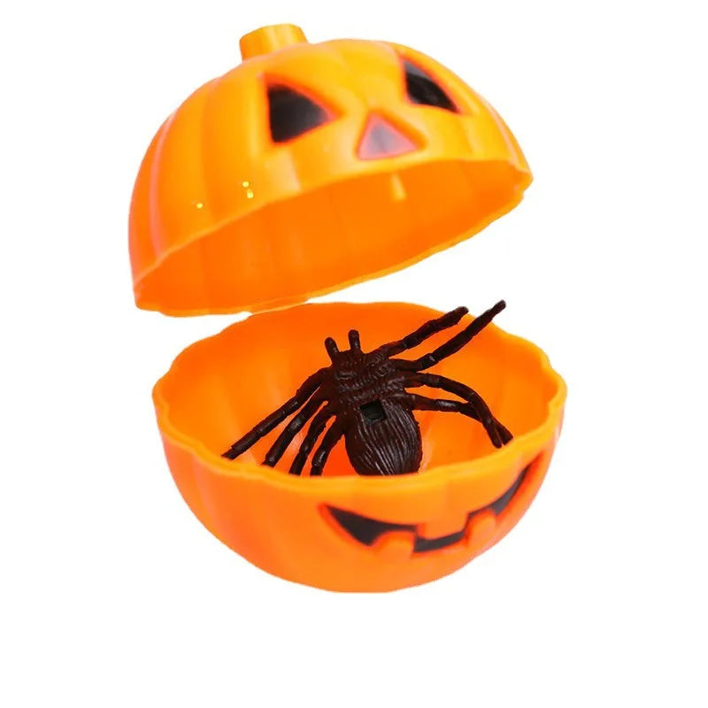 10pcs Happy Halloween Pumpkin Candy Biscuit Gift Box