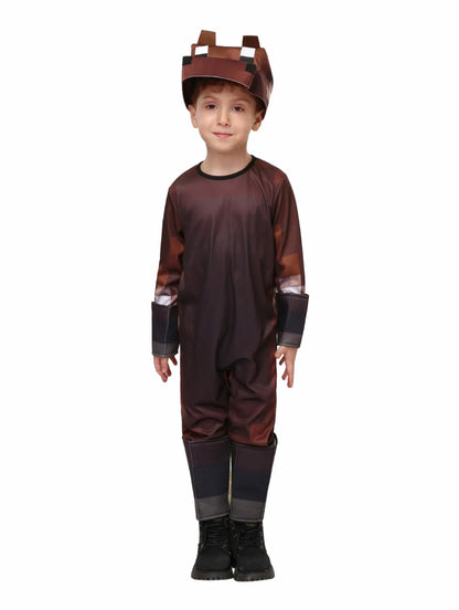 Blue Pixel Hero Armor Set – Kids’ Halloween Costume