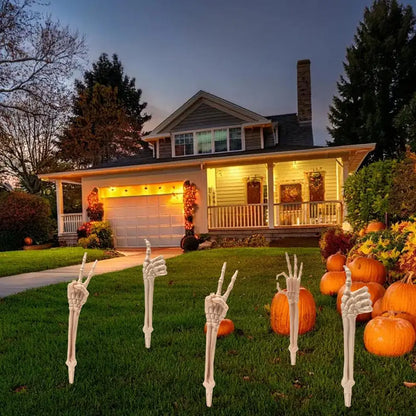 Halloween Skeleton Hand & Arm Decoration – Realistic Yard & Haunted House Prop