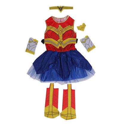Wonder Woman Costume – Deluxe Superhero Girls’ Halloween Outfit