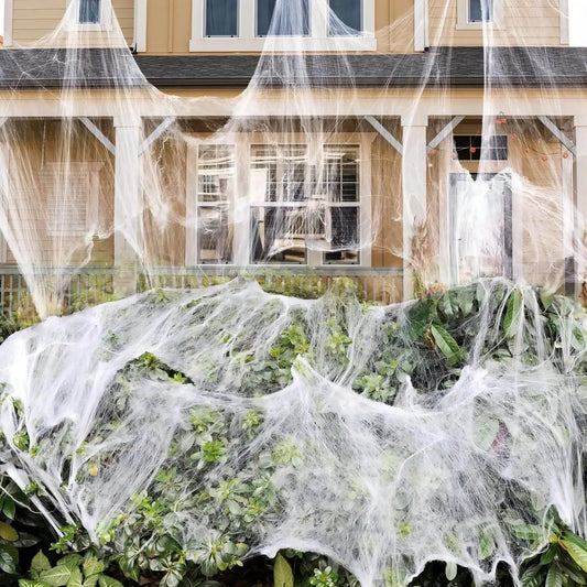 Halloween Spider Web Decoration – Spooky Party Prop