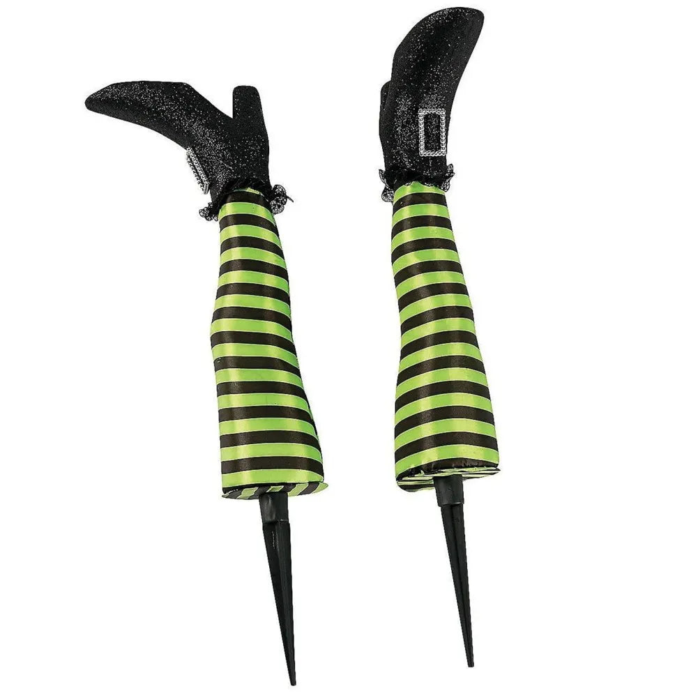 Evil Witch Leg Halloween Decoration – Spooky Prop
