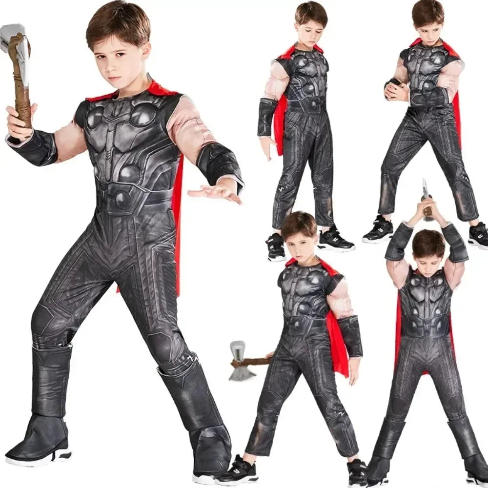 Thor Costume for Kids – Hammer & Cape Set