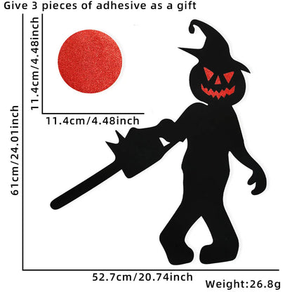 Halloween Window & Door Stickers – Ghosts, Pumpkins & Skeleton Hands