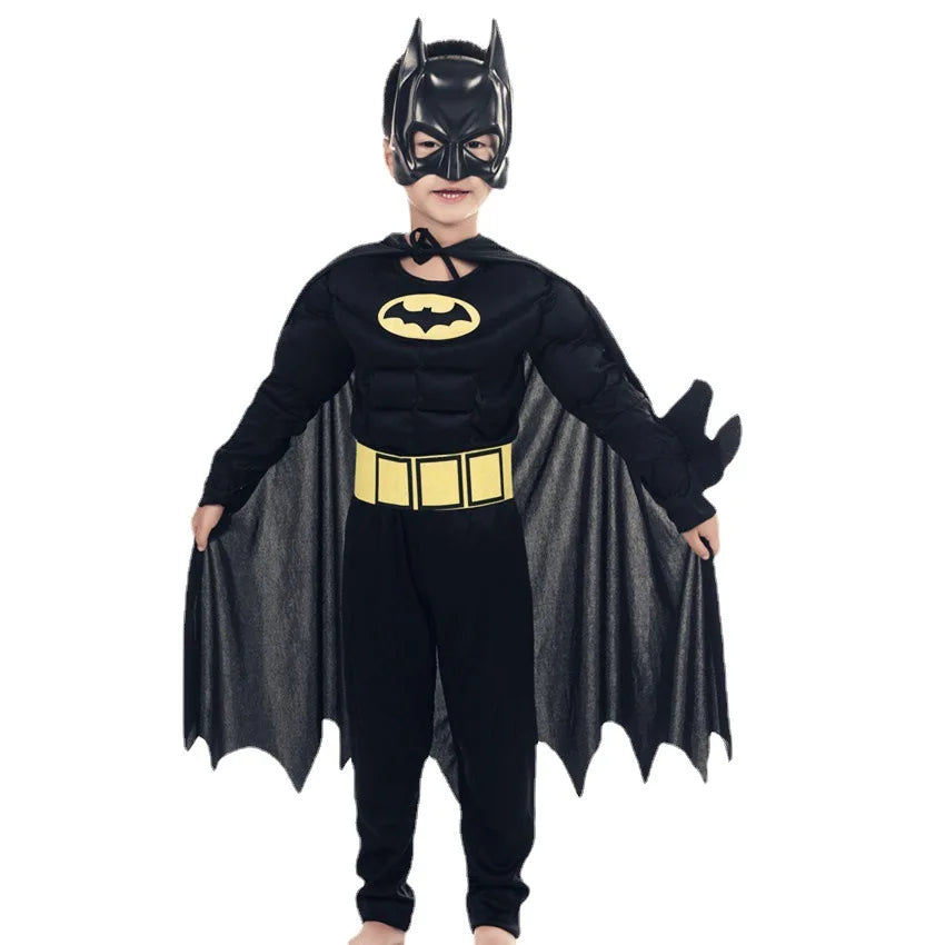 Classic Batman Costume for Kids – Cape & Mask Set