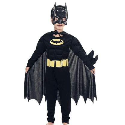 Classic Batman Costume for Kids – Cape & Mask Set