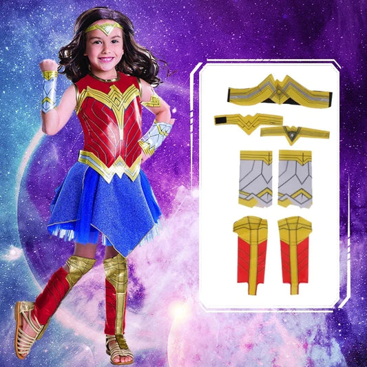 Wonder Woman Costume – Deluxe Superhero Girls’ Halloween Outfit
