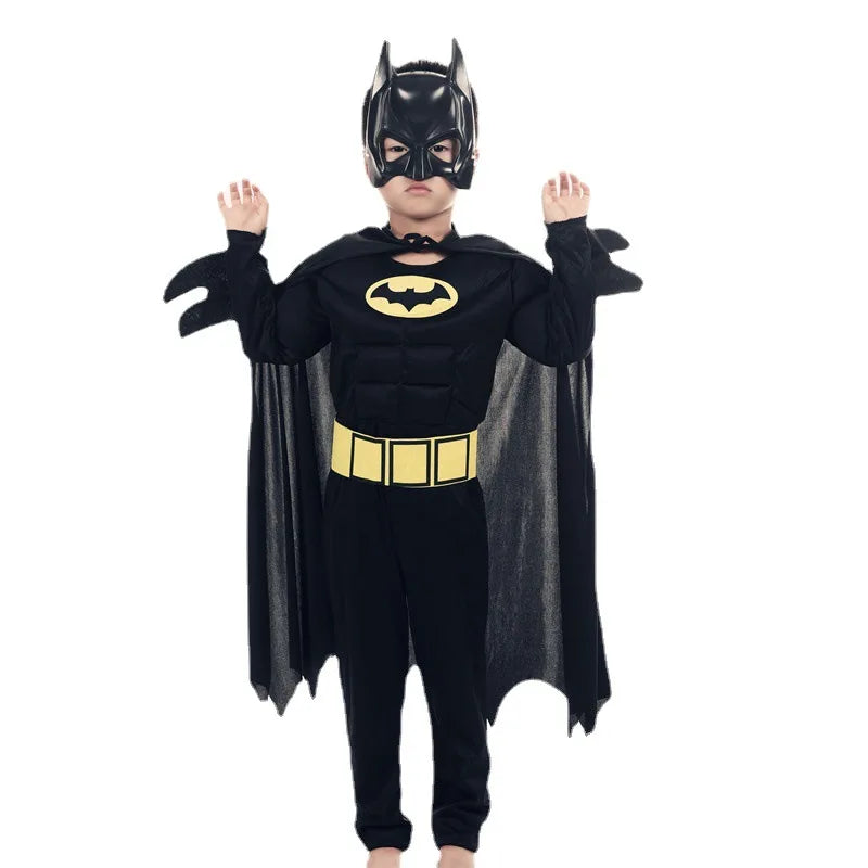 Classic Batman Costume for Kids – Cape & Mask Set