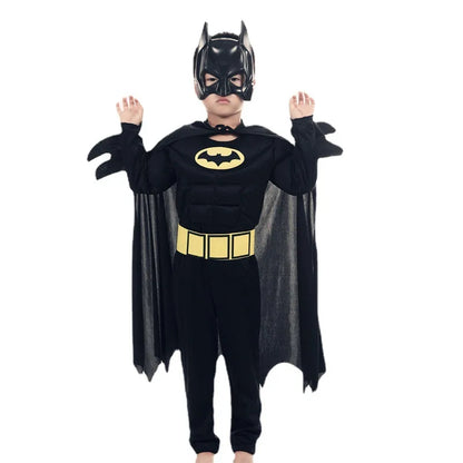 Classic Batman Costume for Kids – Cape & Mask Set
