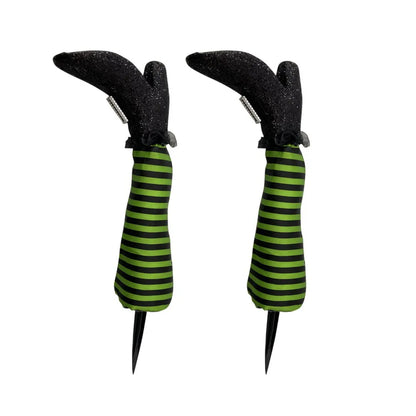 Evil Witch Leg Halloween Decoration – Spooky Prop