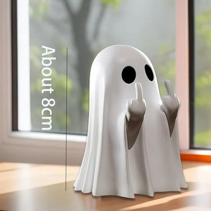 Halloween Ghost Figurine – Cute Spooky Ghost Statue for Home & Porch Decor