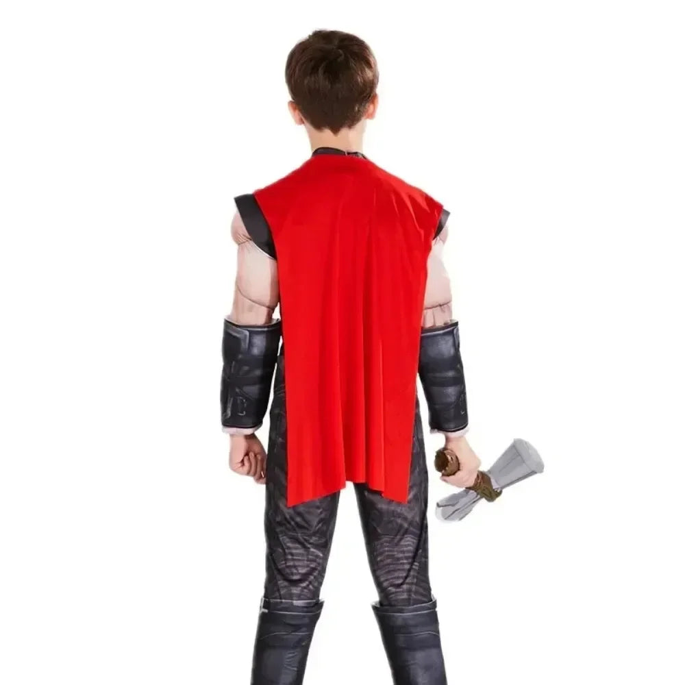 Thor Costume for Kids – Hammer & Cape Set