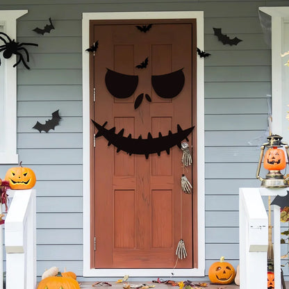 Halloween Window & Door Stickers – Ghosts, Pumpkins & Skeleton Hands