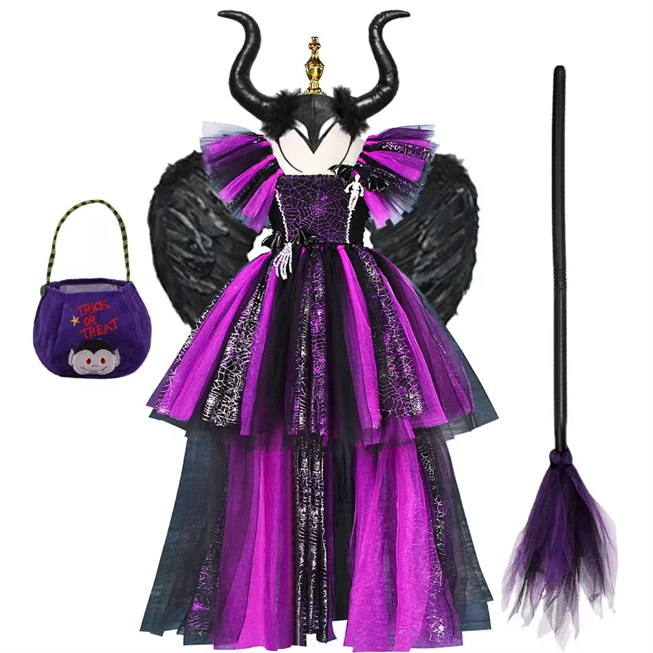 Evil Purple Shadow Mage – Kids’ Halloween Costume