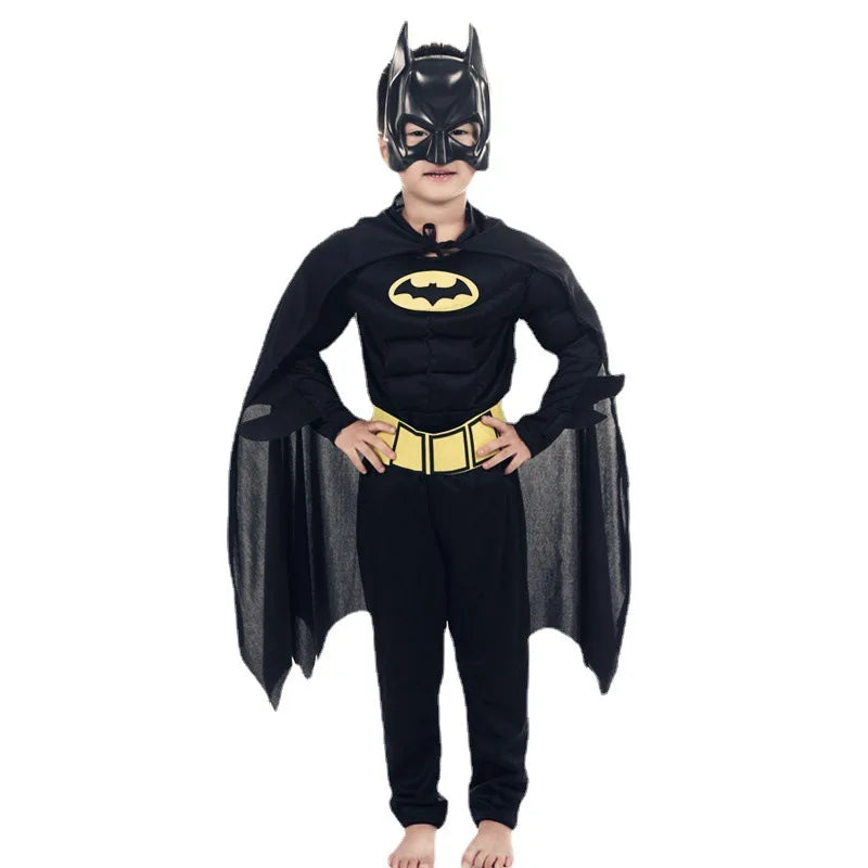 Classic Batman Costume for Kids – Cape & Mask Set