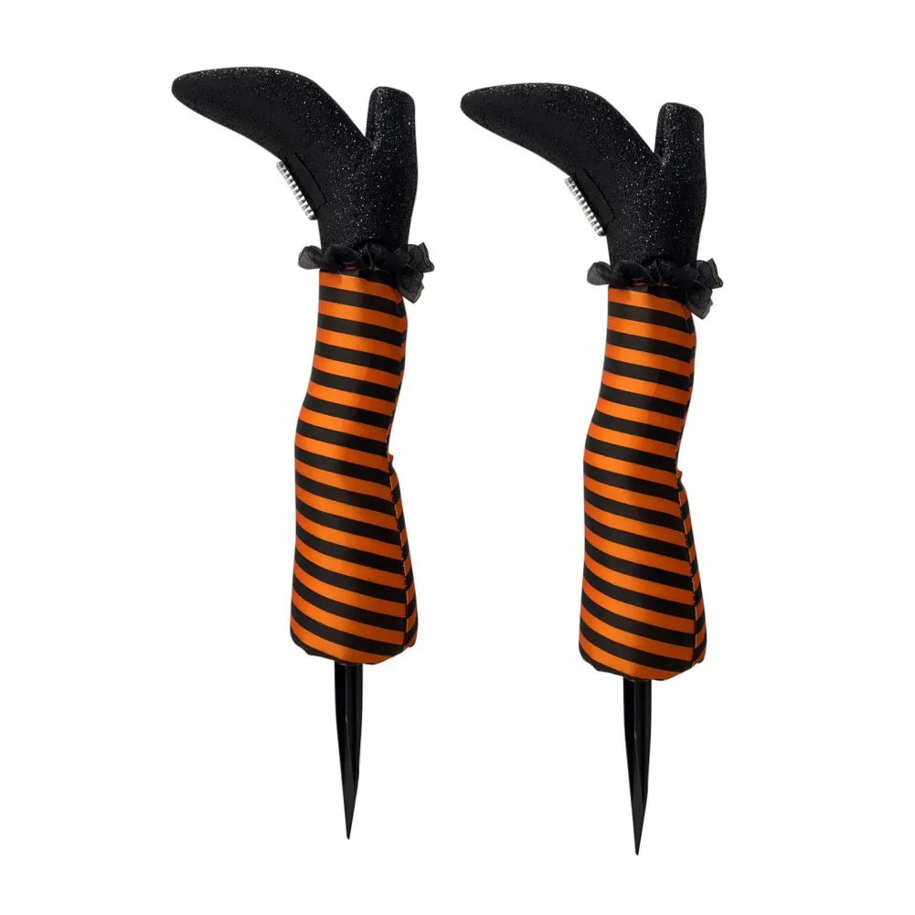 Evil Witch Leg Halloween Decoration – Spooky Prop