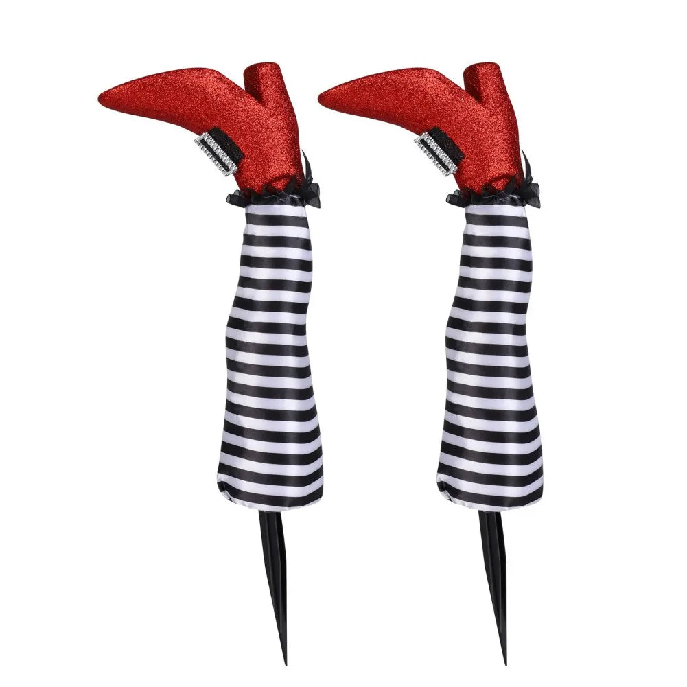 Evil Witch Leg Halloween Decoration – Spooky Prop