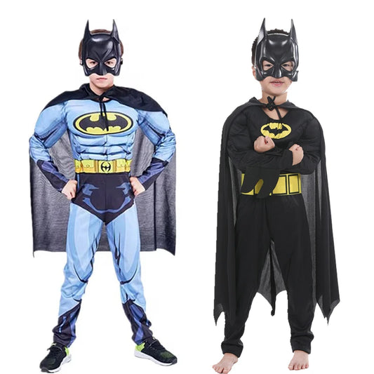 Classic Batman Costume for Kids – Cape & Mask Set