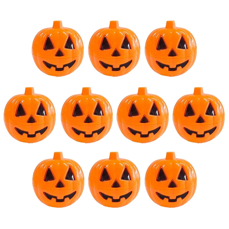 10pcs Happy Halloween Pumpkin Candy Biscuit Gift Box