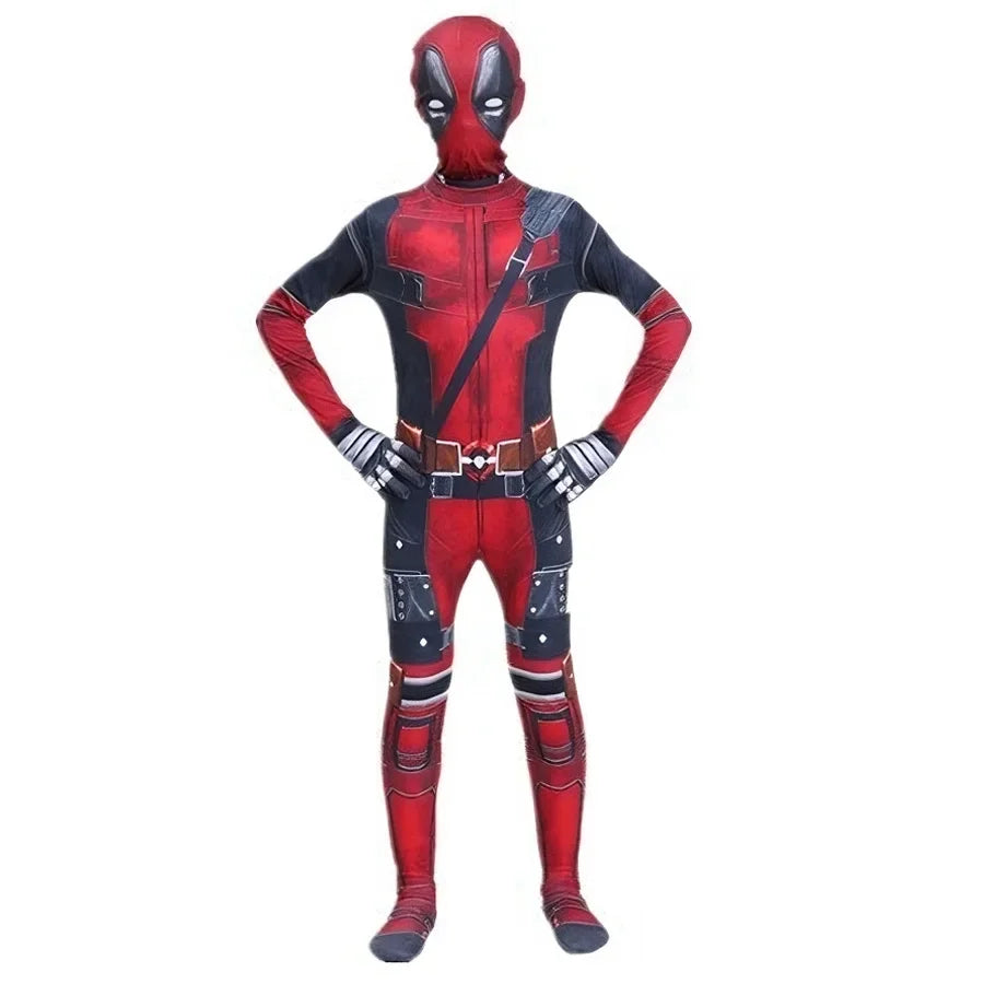 Deadpool Costume for Kids – Mask & Belt Suit