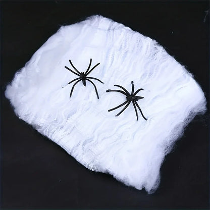 Halloween Spider Web Decoration – Spooky Party Prop