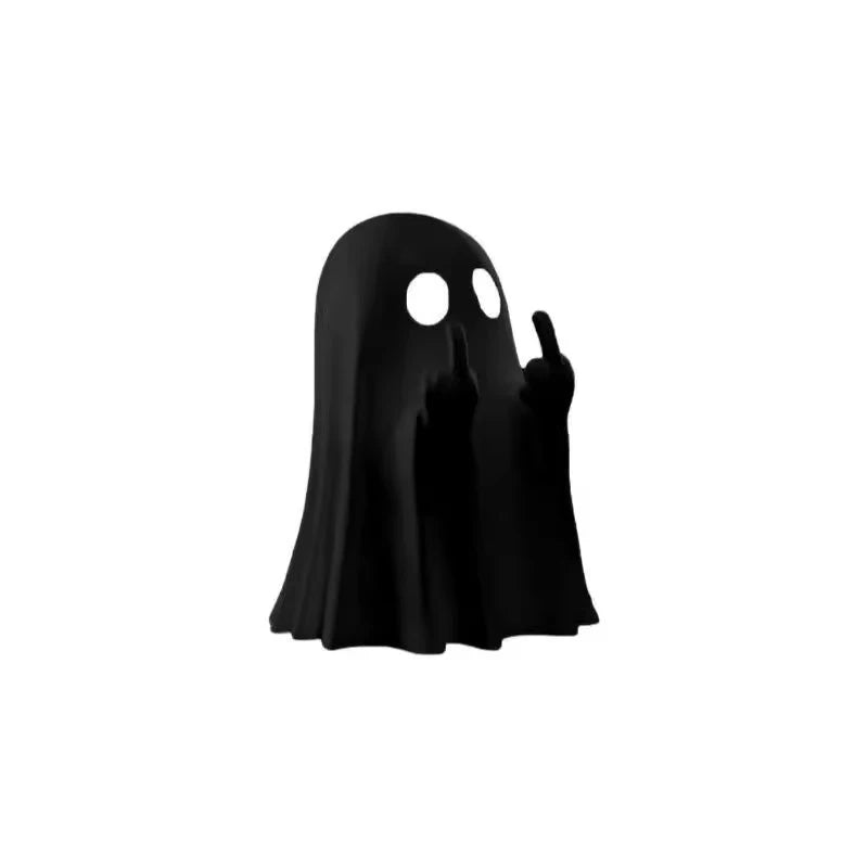 Halloween Ghost Figurine – Cute Spooky Ghost Statue for Home & Porch Decor