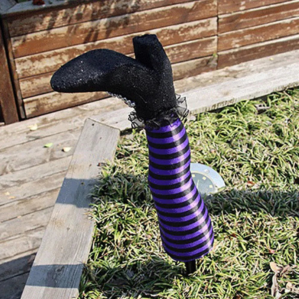 Evil Witch Leg Halloween Decoration – Spooky Prop