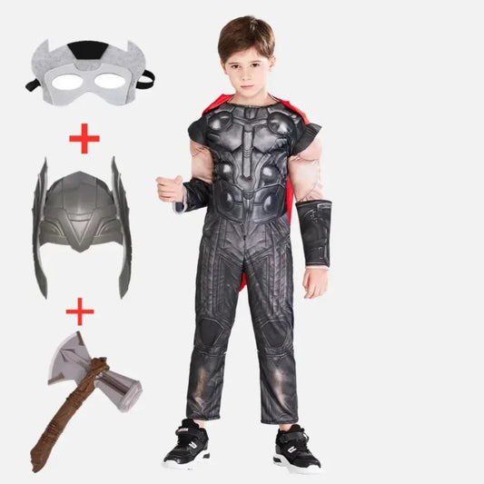 Thor Costume for Kids – Hammer & Cape Set