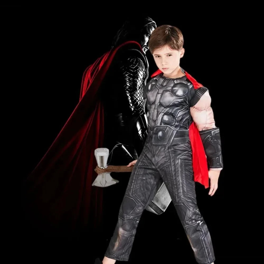 Thor Costume for Kids – Hammer & Cape Set